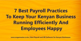 best payroll practices in Kenya