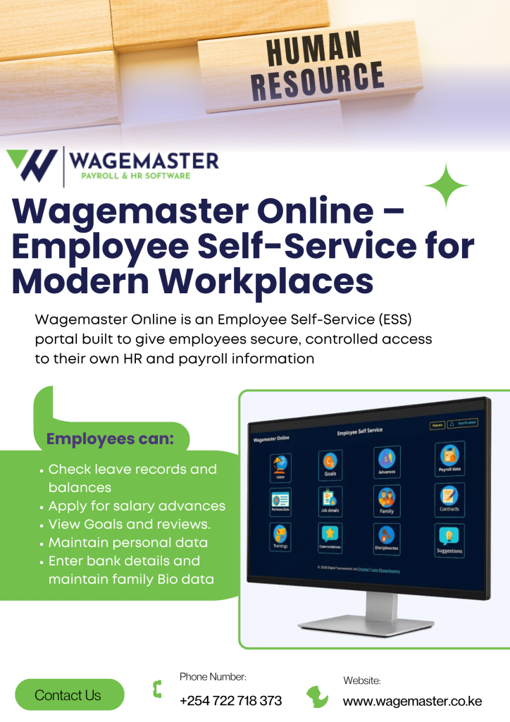 Wagemaster Online The Employee Self-Service Platform