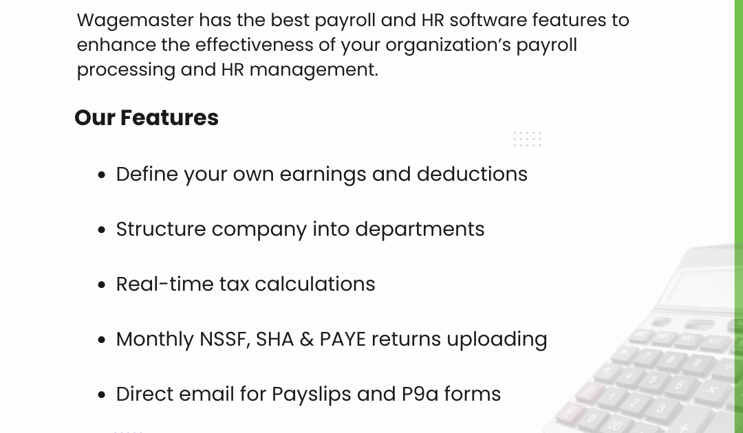 KRA Compliant Payroll Software